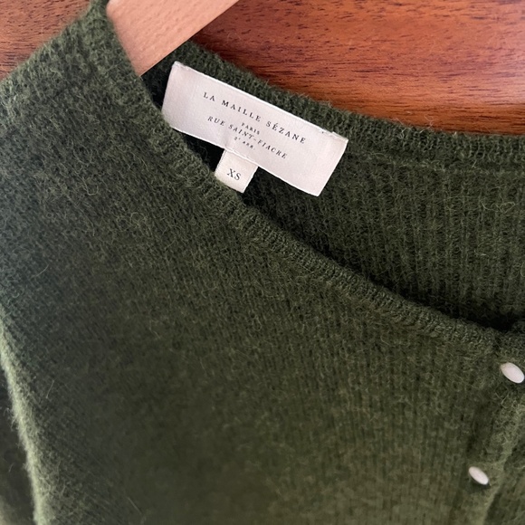 Sezane Gaspard in perfect green size XS - Picture 3 of 5
